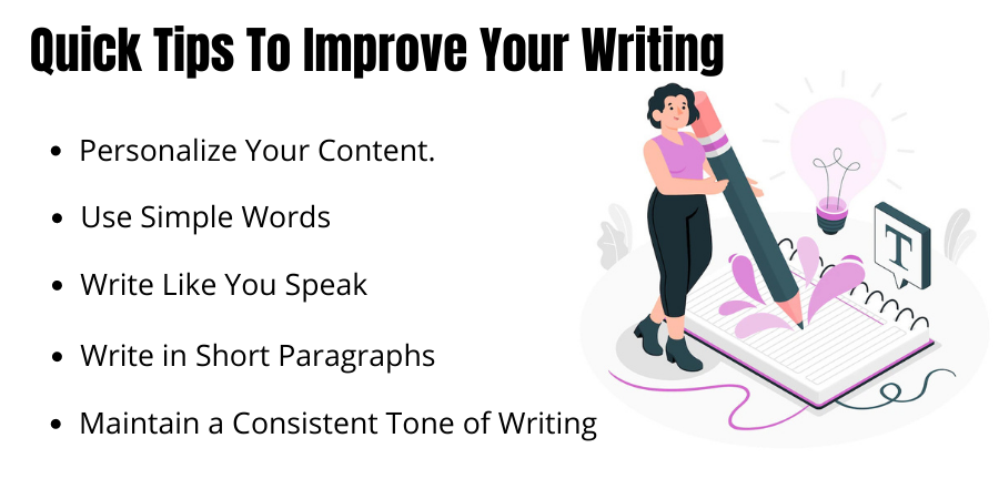 Quick Tips To Improve Your Writing